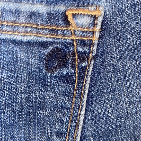 American Rag womens juniors ripped skinny jeans distressed cute medium wash - Picture 4 of 6